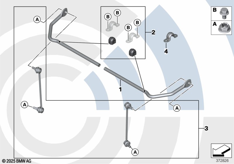 Ремкомплекты заднего стабилизатора
