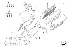Глушитель шума всасыв./сменн.эл.фильтра