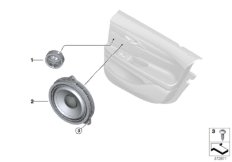 Детали системы Top-HiFi на Зд двери