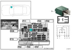 Реле стеклоочистителя 1 K36