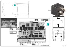 Реле контакта 30G I01068