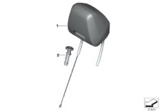 Сиденье Пд, подголовник спорт.сиденья