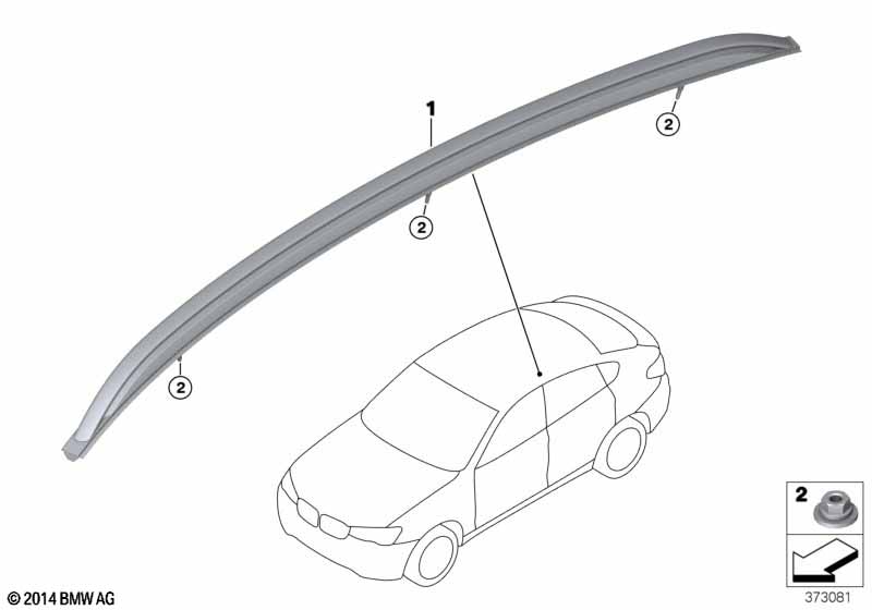 Дооснащение полозьями багажника на крыше