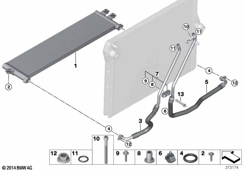 Охлаждение системы смазки двигателя