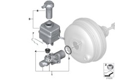 Главный тормозной цилиндр/бачок