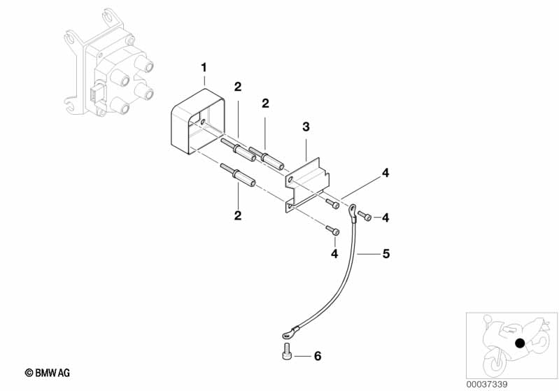 Экран катушки зажигания