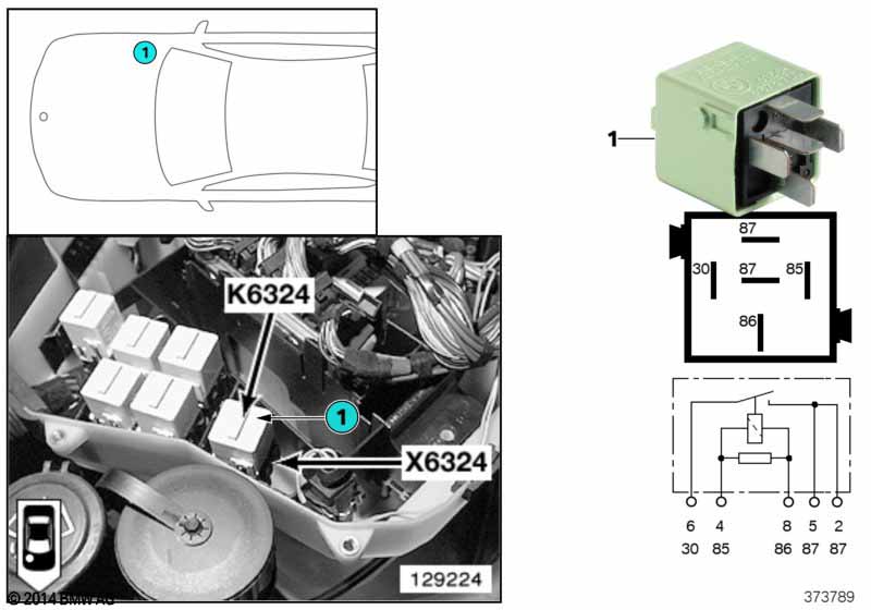 Реле стартера K6324
