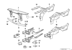 Колесная ниша/лонжерон