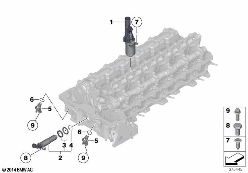 Головка бл.цил. - дополнит.эл.элементы