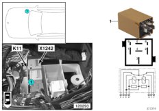 Реле стеклоочистителя K11