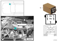 Реле стеклоочистителя K11