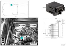Реле штифта свечи накаливания K2283