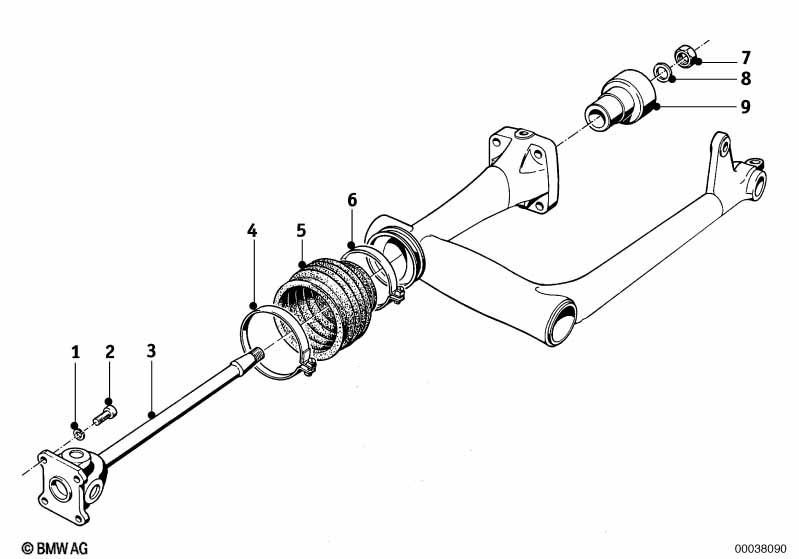 Качающийся рычаг задней подвески