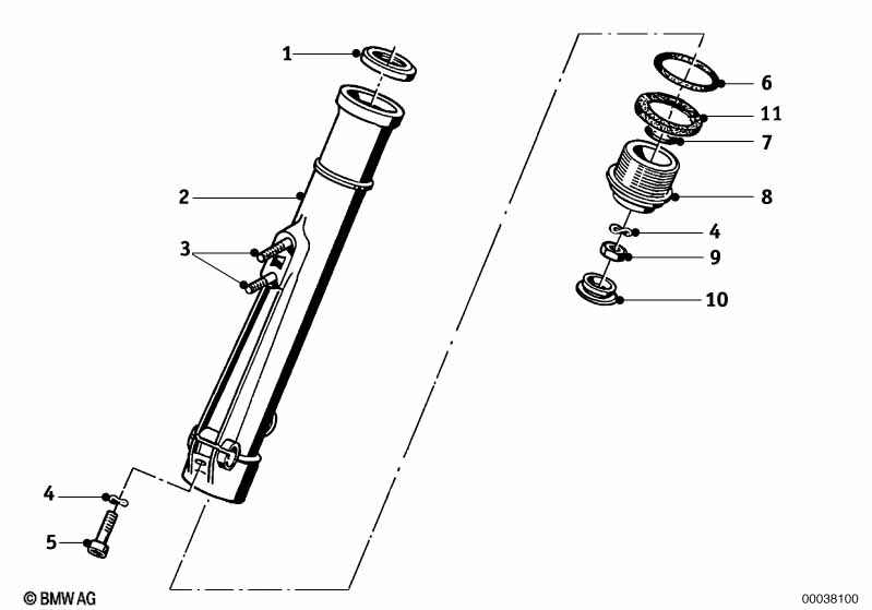 Вильчатая подвеска