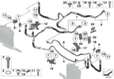 Трубопровод радиатора охл.масла в двиг.