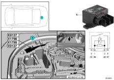 Реле электровентилятора K9137