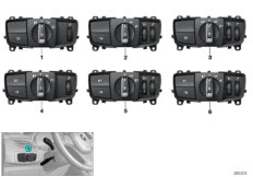 Переключатель блока упр.освещением