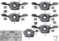 Коммутационный центр в рулевой колонке