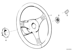 Спортивное рулевое колесо M Technic