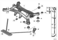 балка заднего моста