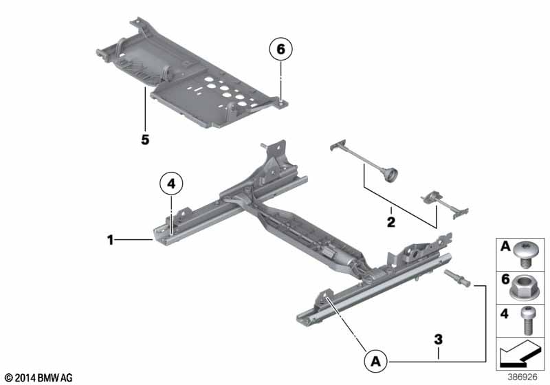Сиденье Пд, каркас подушки, детали