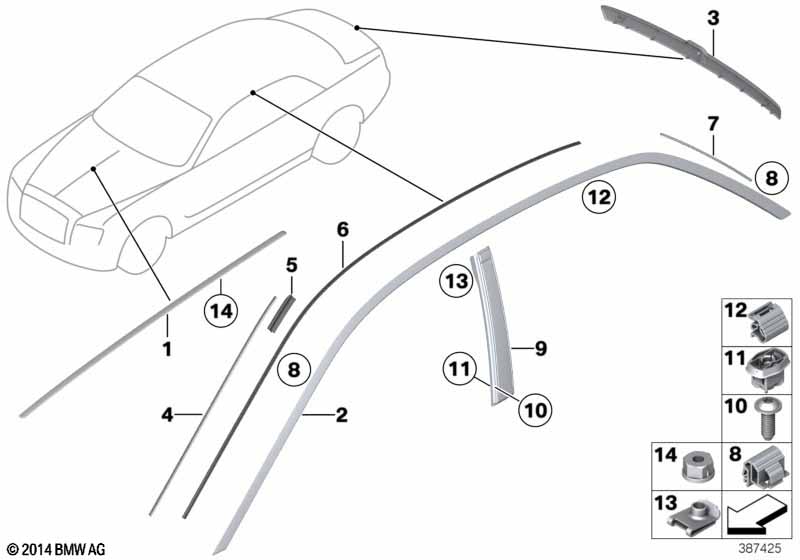 Наружные накладки / декоративные решетки