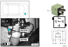 Реле привода складного верха I01042