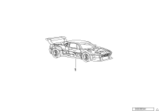 Миниатюрная модель BMW 1:18 "Art Car"