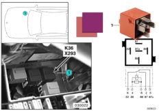 Реле стеклоочистителя 1 K36