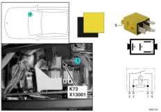 Реле отключения потребителей K72