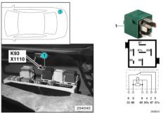 Разгрузочное реле контакта 15 K93