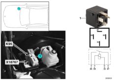 Реле механизма клапан.газораспред. K95