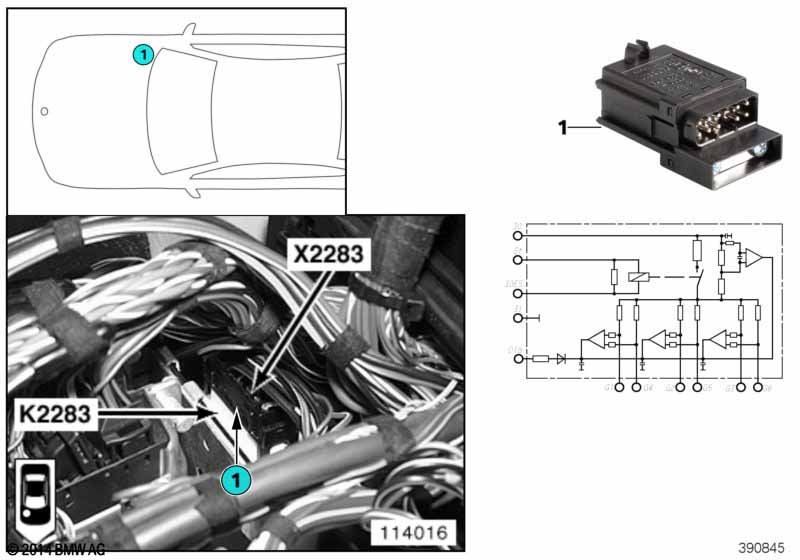 Реле штифта свечи накаливания K2283