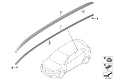 Декоративная планка крыши/леер