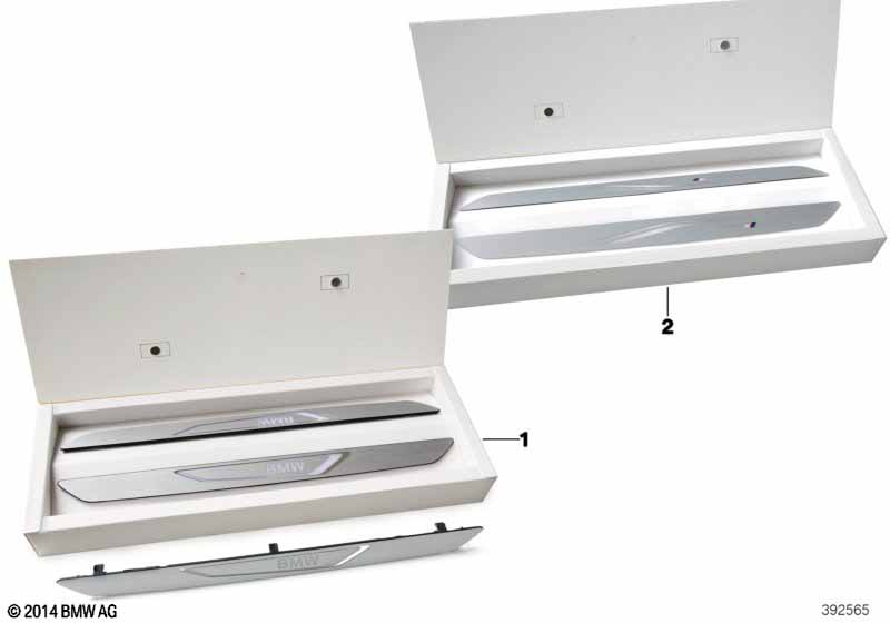 Молдинг порога с подсветкой