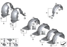 Защитный кожух колесной ниши