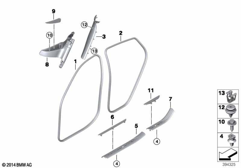 окантовка двери