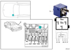 Реле дальнего света K46