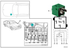 Реле противотуманной фары K47