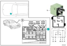 Реле топливного насоса K6301