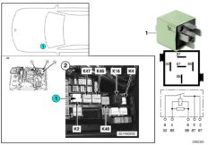 Реле рупорного звукового сигнала K2