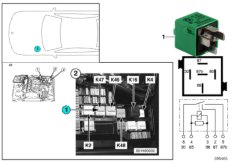 Реле противотуманной фары K47