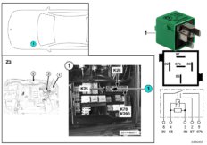 Реле стоян.огней П/ф.подсв.ном.зн.K25