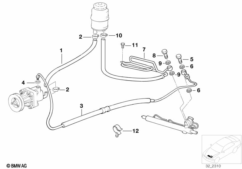 Хомут крепления шланга
