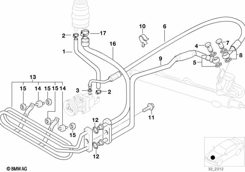 Хомут крепления шланга