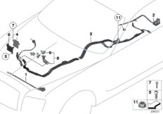 Провод батареи/кабель на массу