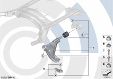 Ремкомплекты поперечн.рычагов подвески