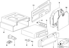 DME, крышка и элементы крепления