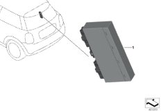 ЭБУ модуля складного верха кабриолета