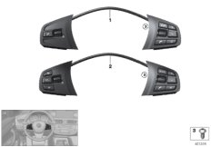 Выключатель на многофункц.рул.колесе